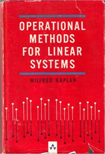 Operational Methods for Linear Systems - Scanned Pdf with Ocr